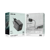 Green Lion Ultra Compact GaN Wall Charger EU Pin A+C 20W – Black